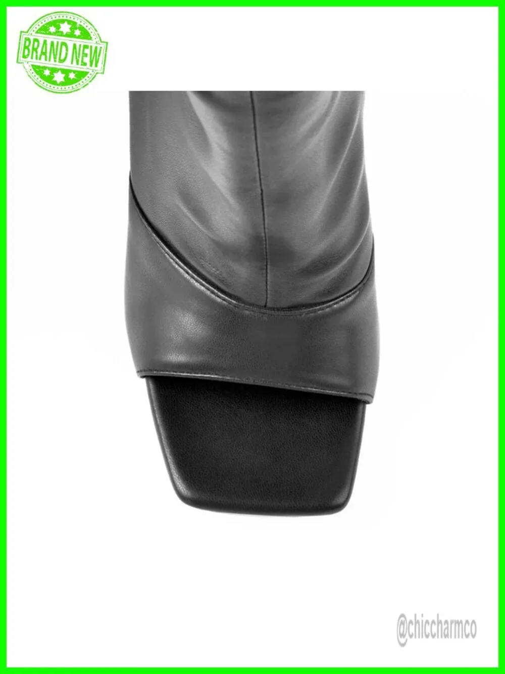 Stiletto Heel Over the Knee Boots Rhinestone Lace Up Pointed Toe
